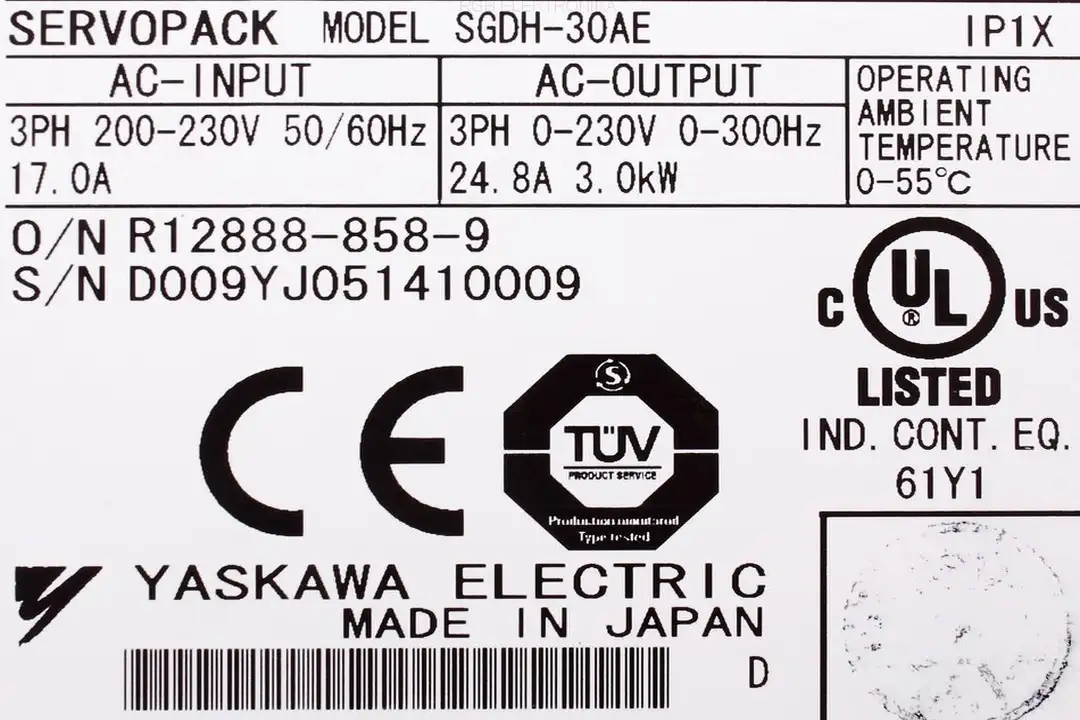 sgdh-30ae YASKAWA oprava