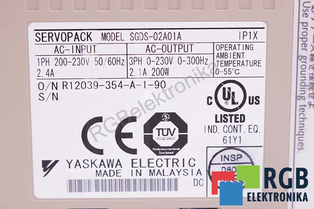 SGDS-02A01A YASKAWA