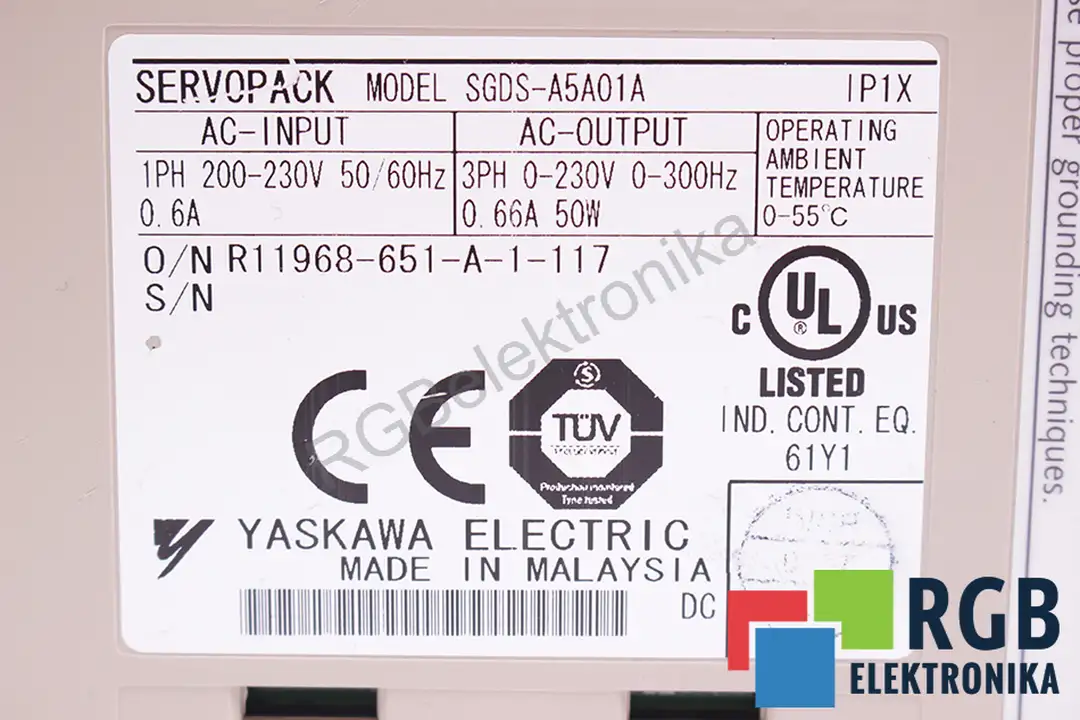 SGDS-A5A01A YASKAWA