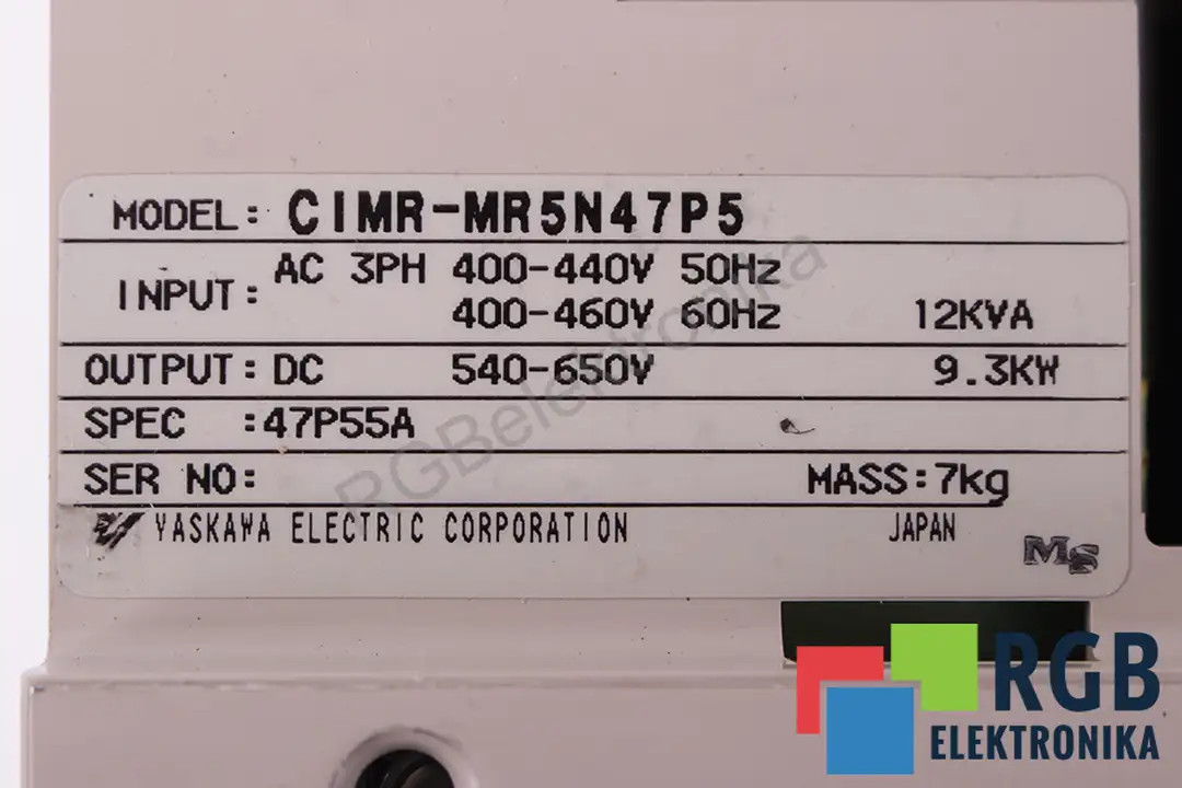 CIMR-MR5N47P5 YASKAWA