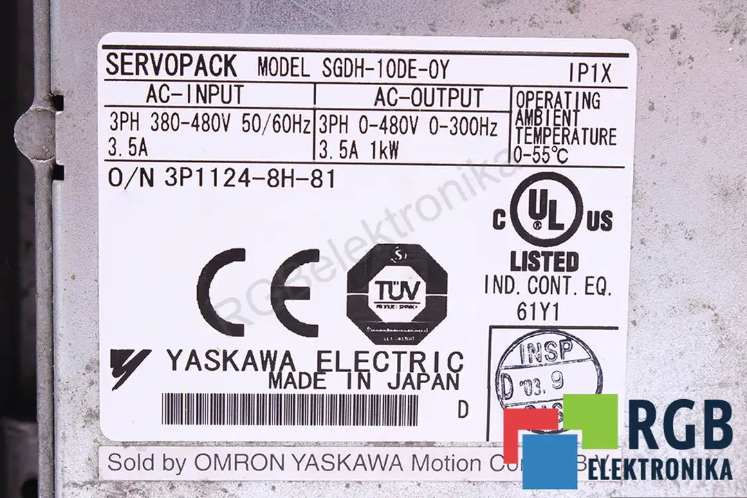 SGDH-10DE-OY YASKAWA