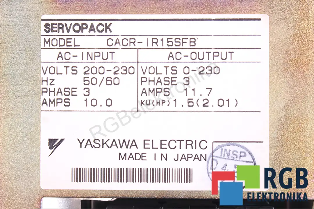 CACR-IR15SFB YASKAWA