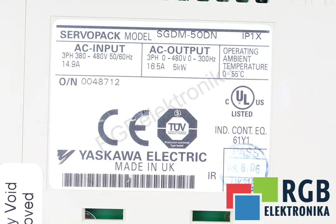 SGDM50DN YASKAWA