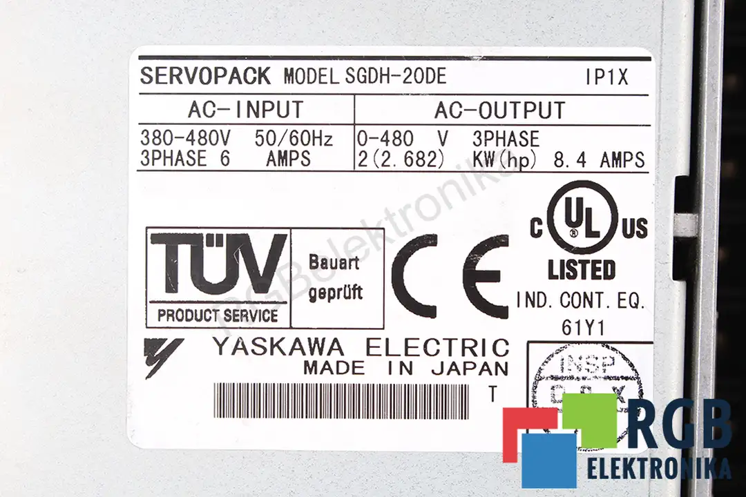 SGDH-20DE YASKAWA