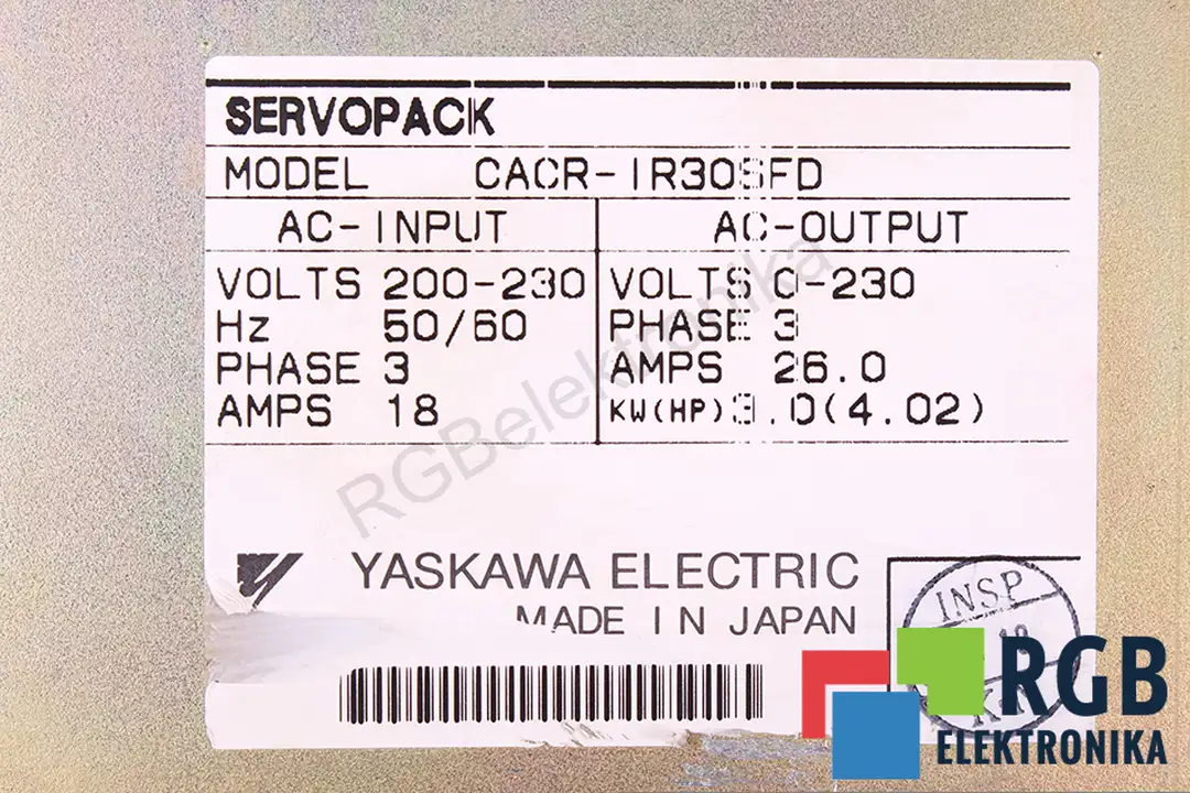 CACR-IR30SFD YASKAWA