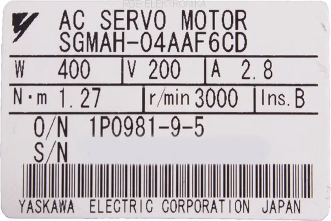 sgmah-04aaf6cd YASKAWA oprava