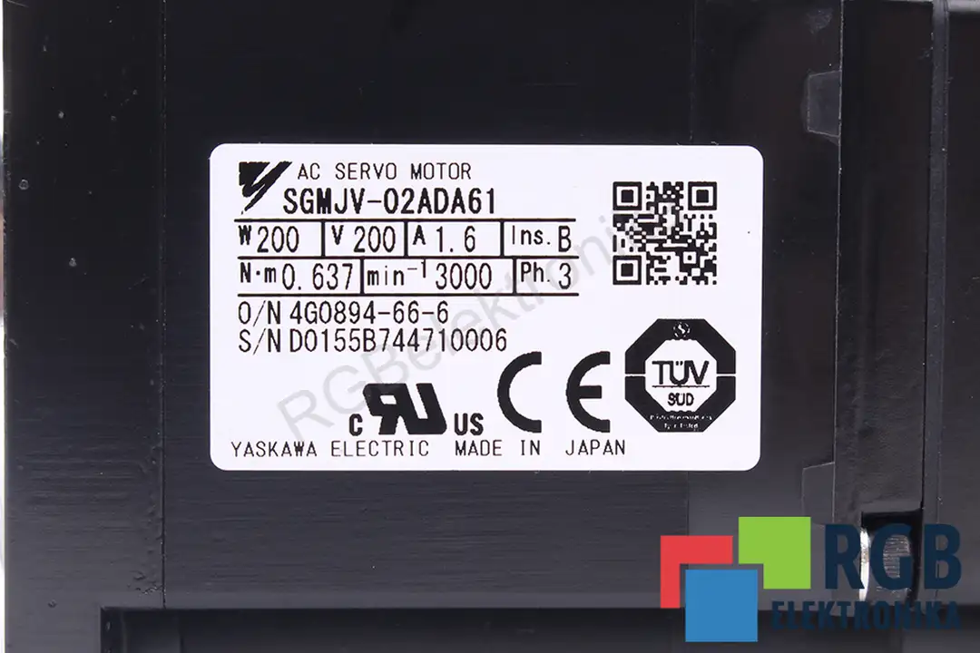 SGMJV02ADA61 YASKAWA