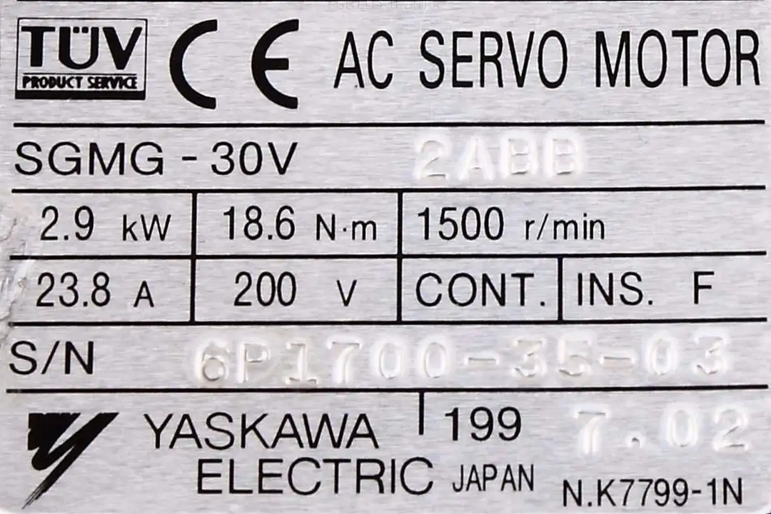 SGMG-30V YASKAWA