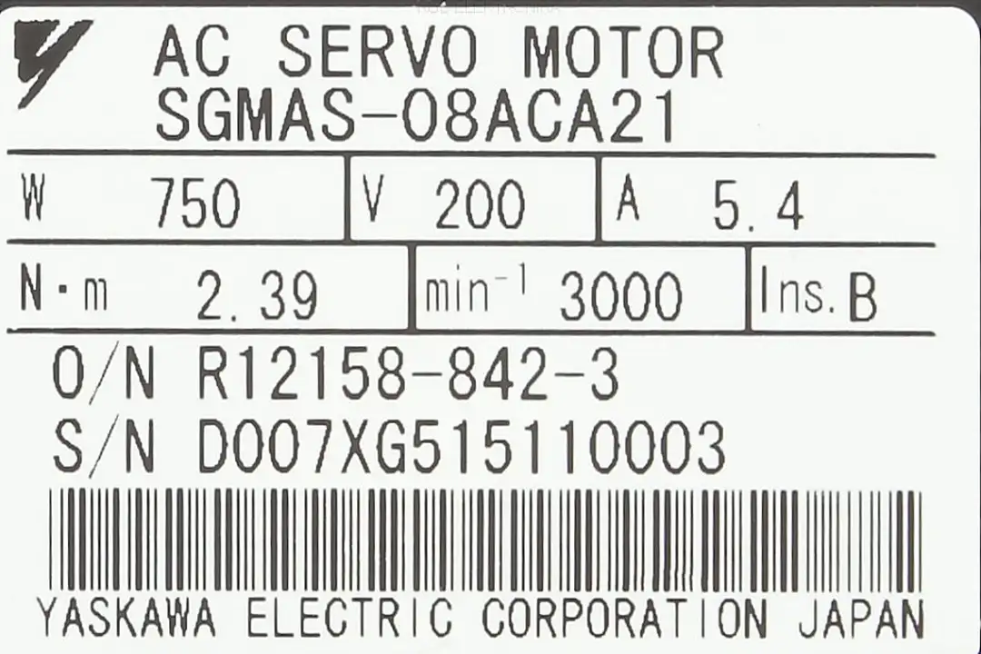 sgmas-08aca21 YASKAWA oprava