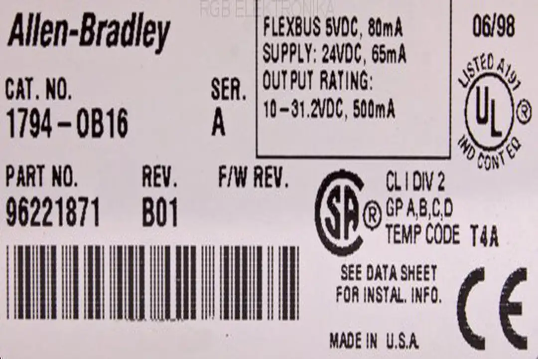 1794-0B16 ALLEN BRADLEY