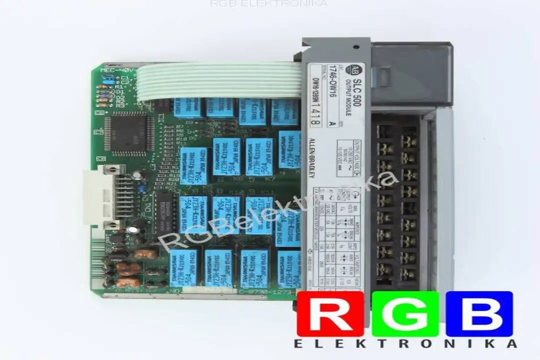 SLC500 1746-OW16 SER A ALLEN BRADLEY