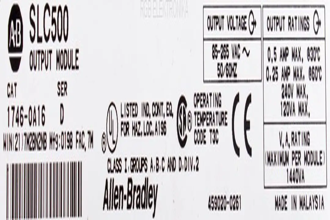 1746-OA16 ALLEN BRADLEY