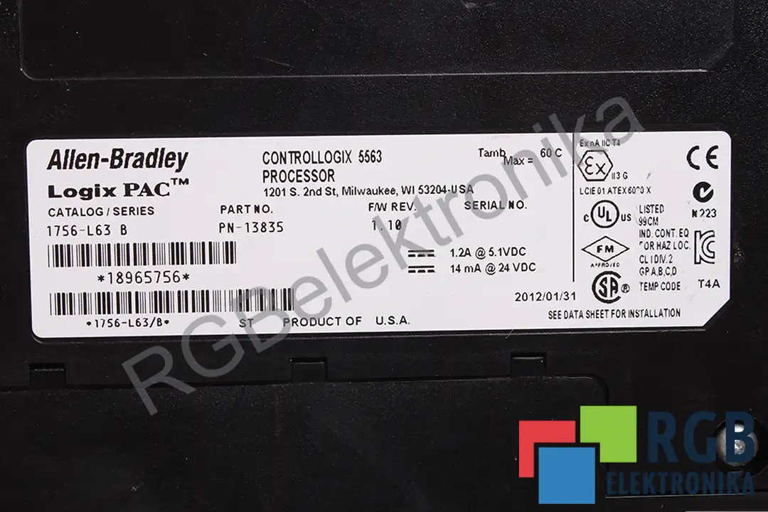 1756-L63 ALLEN BRADLEY