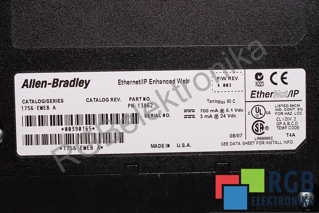 1756-EWEB ALLEN BRADLEY