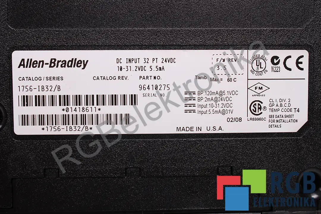 1756-IB32/B ALLEN BRADLEY