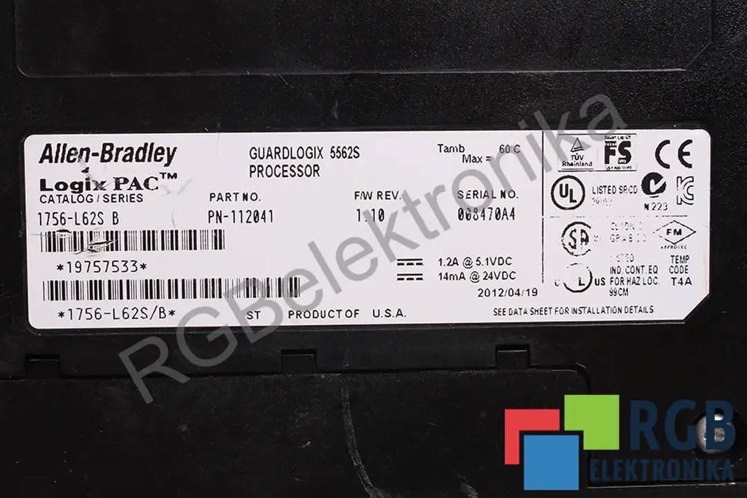 1756-L62S B ALLEN BRADLEY