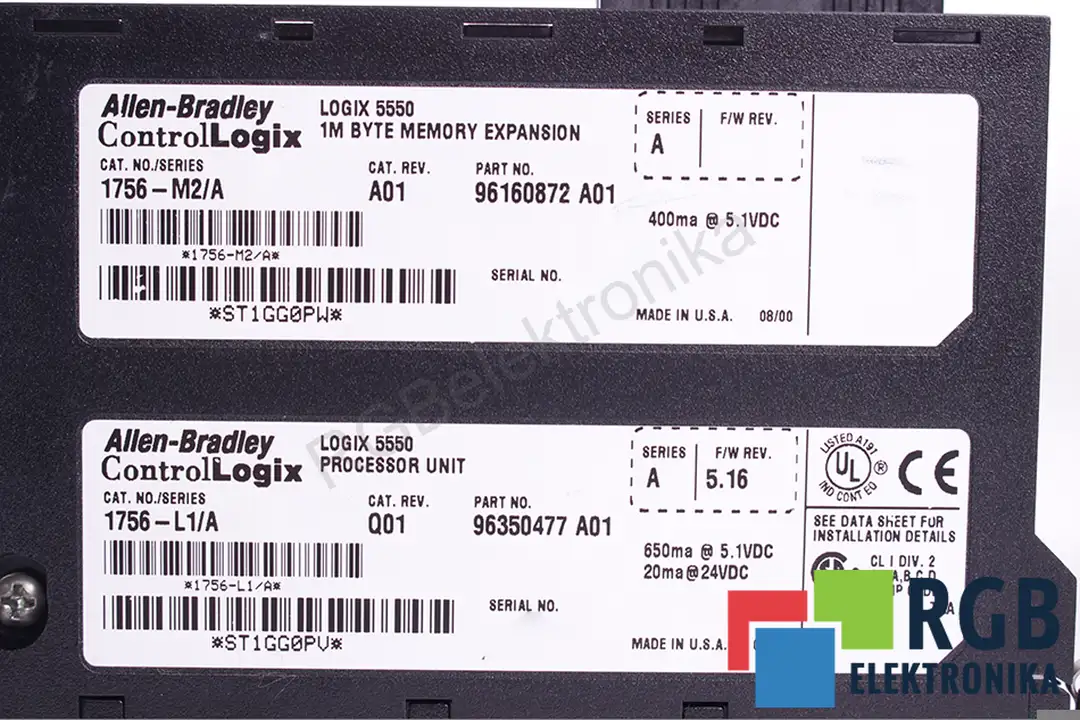 1756-M2/A 1756-L1/A ALLEN BRADLEY