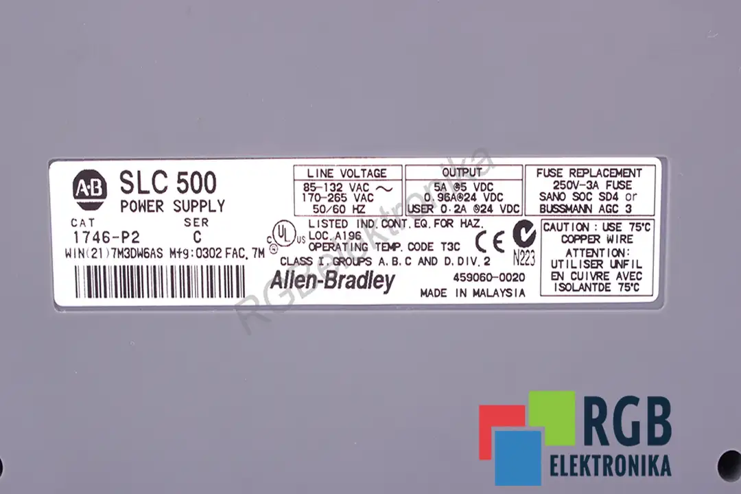 1746-P2 SLC 500 ALLEN BRADLEY