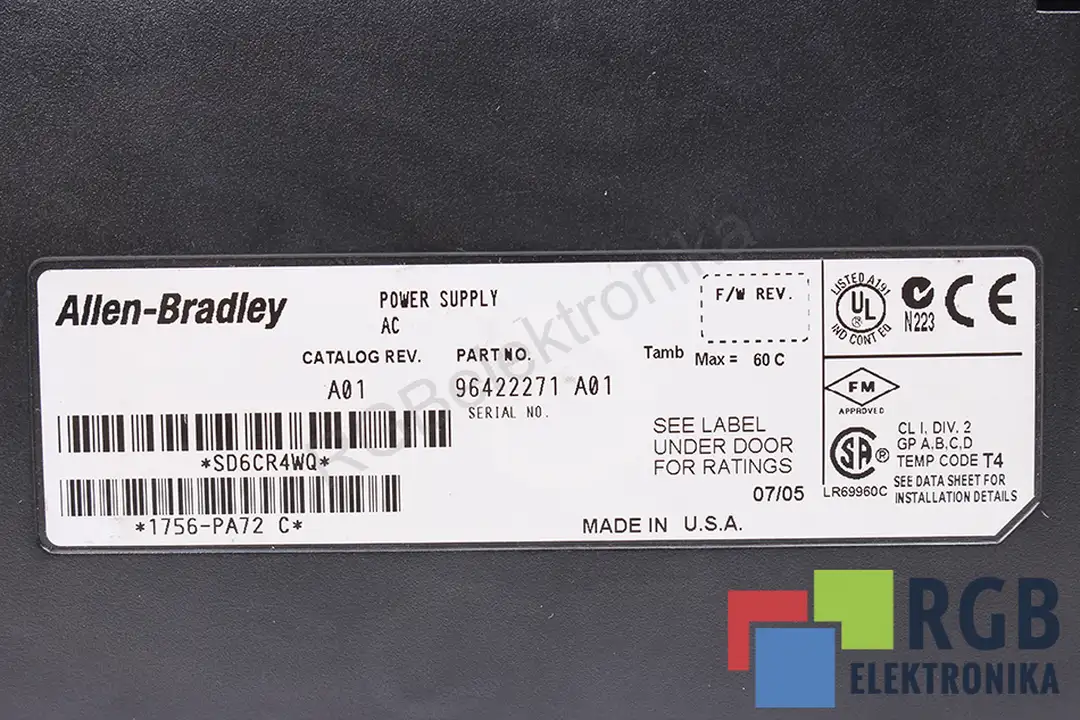 1756-PA72 ALLEN BRADLEY