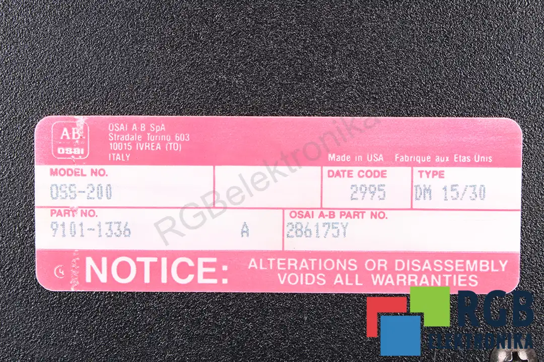 OSS200 DM15/30 ALLEN BRADLEY