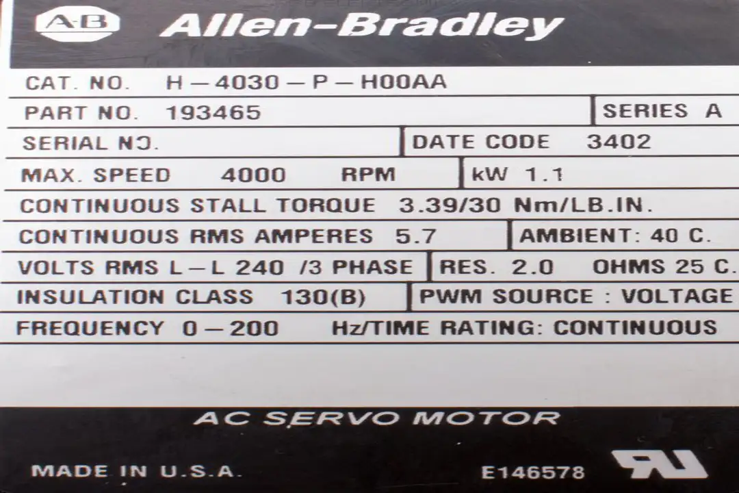 h-4030-p-h00aa ALLEN BRADLEY oprava