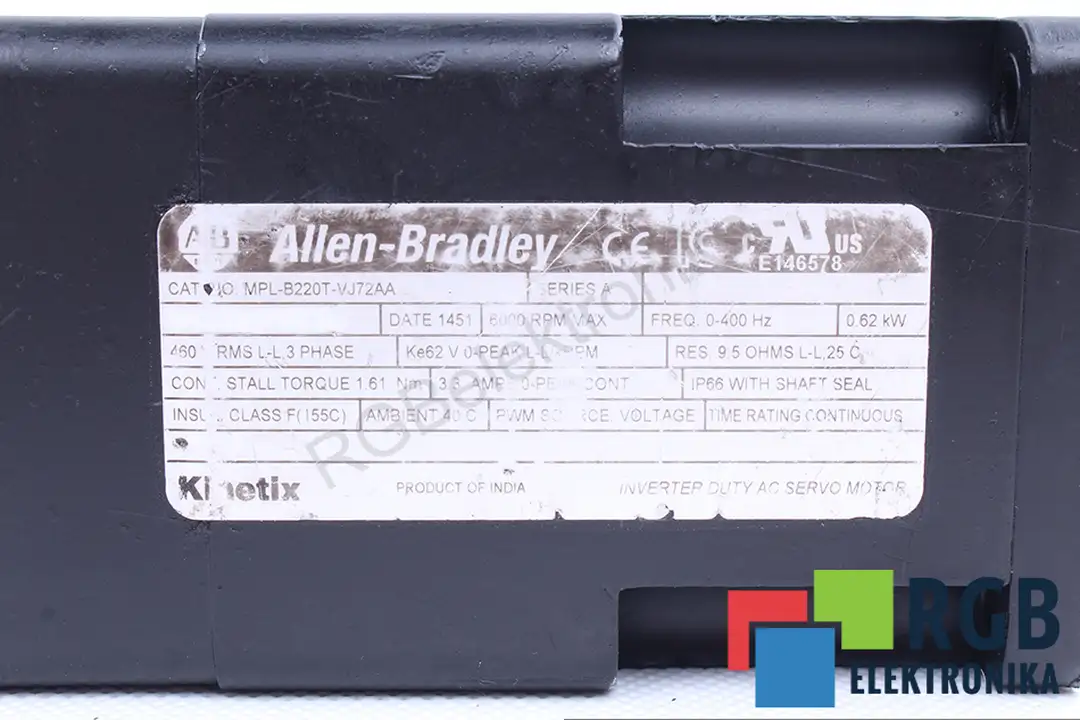 MPL-B220T-VJ72AA ALLEN BRADLEY