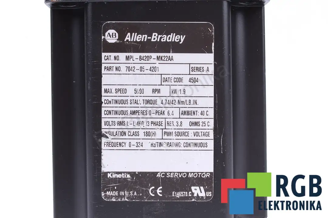 mpl-b420p-mk22aa ALLEN BRADLEY oprava