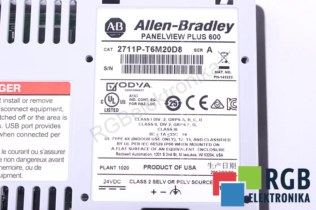 2711P-T6M20D8 ALLEN BRADLEY