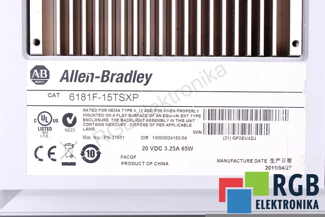 6181F-15TSXP ALLEN BRADLEY