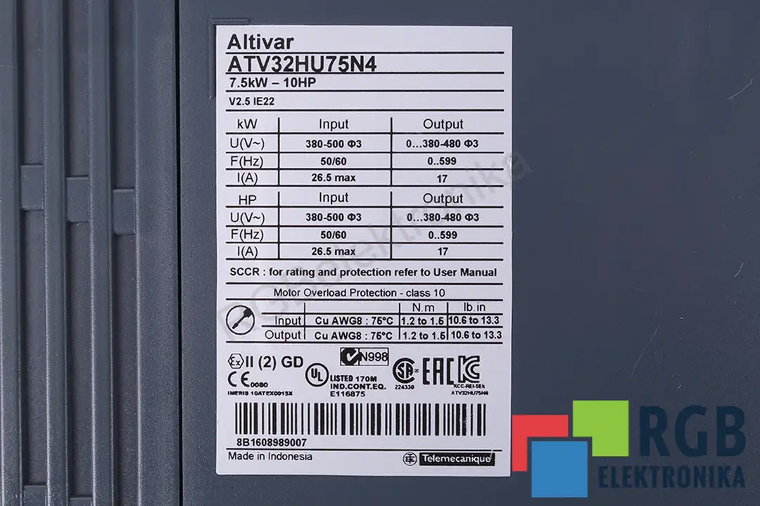 ATV32HU75N4 TELEMECANIQUE