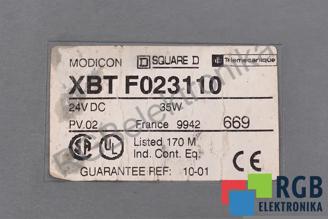 XBT F023110 TELEMECANIQUE