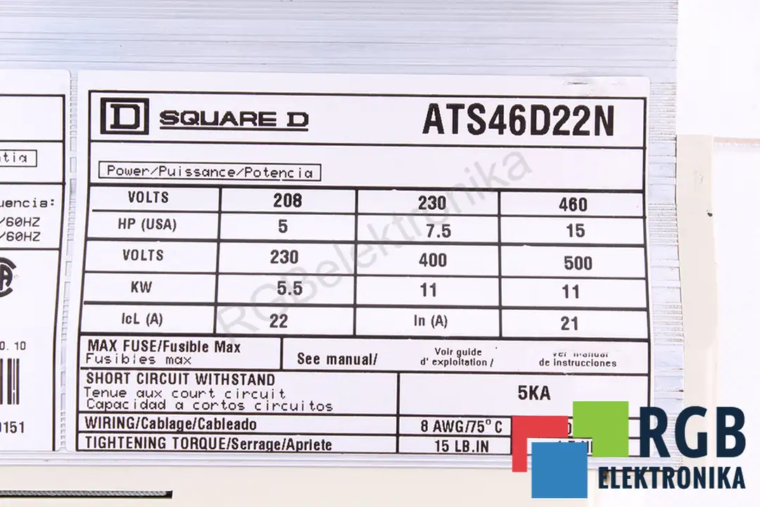 ATS46D22N TELEMECANIQUE