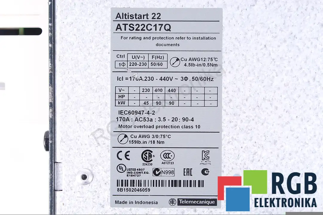 ATS22C17Q TELEMECANIQUE