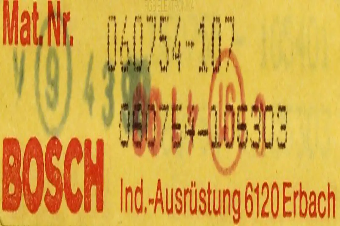 060754-107 BOSCH