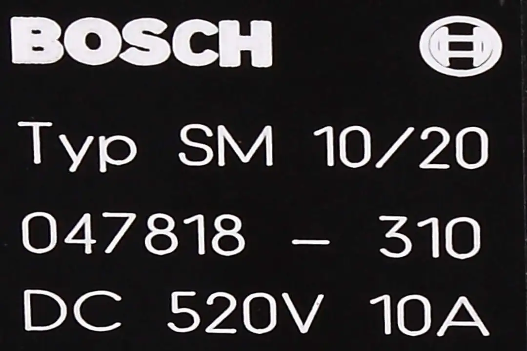 SM 10/20 047818 BOSCH