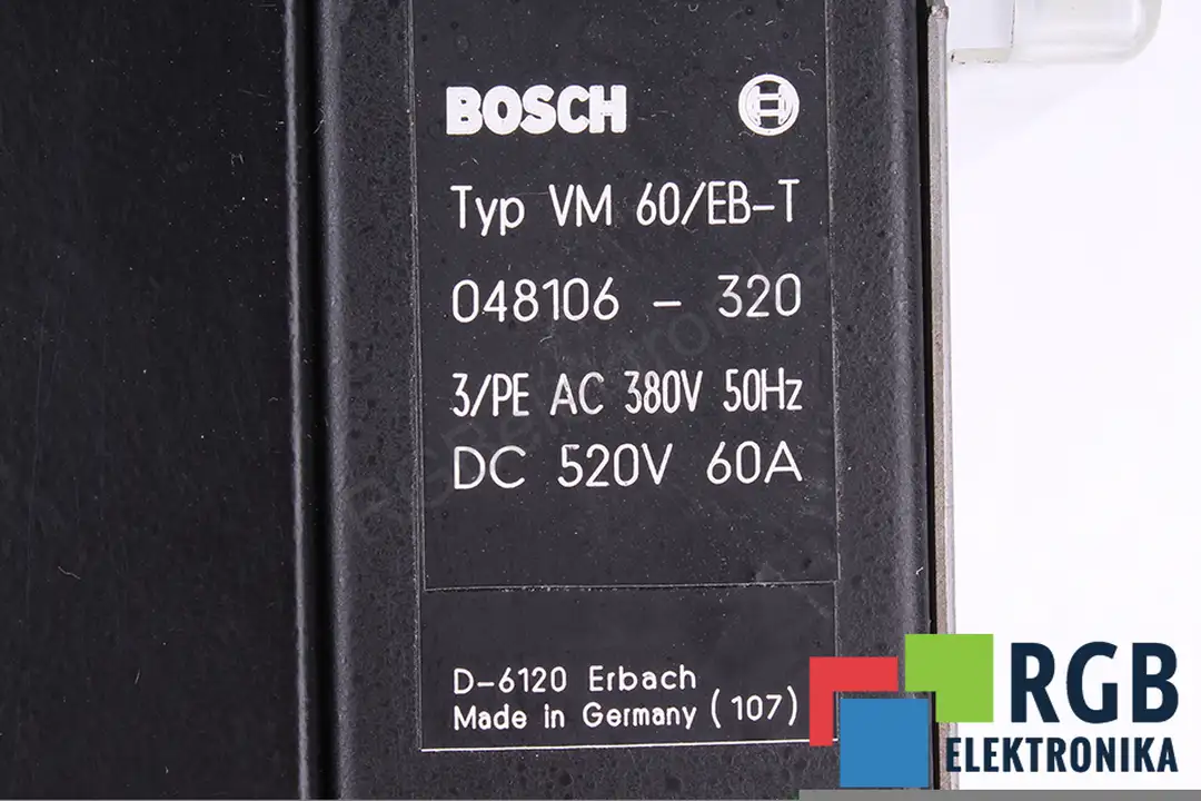 VM60/EB-T 048106-320 BOSCH