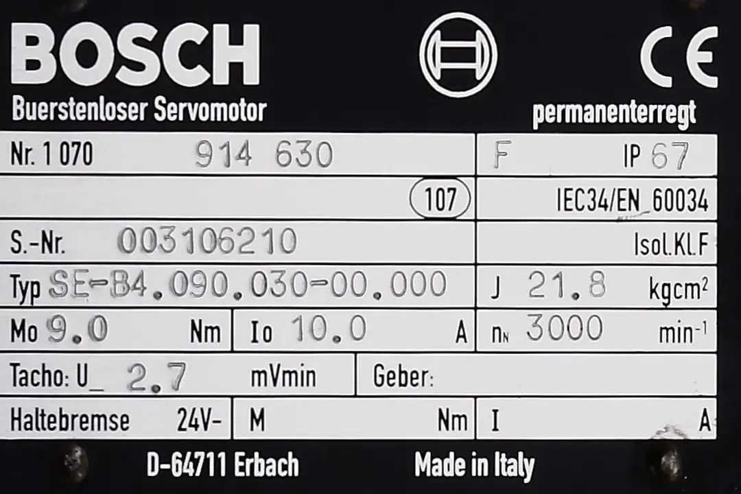 se-b4.090.030-00.000 BOSCH oprava