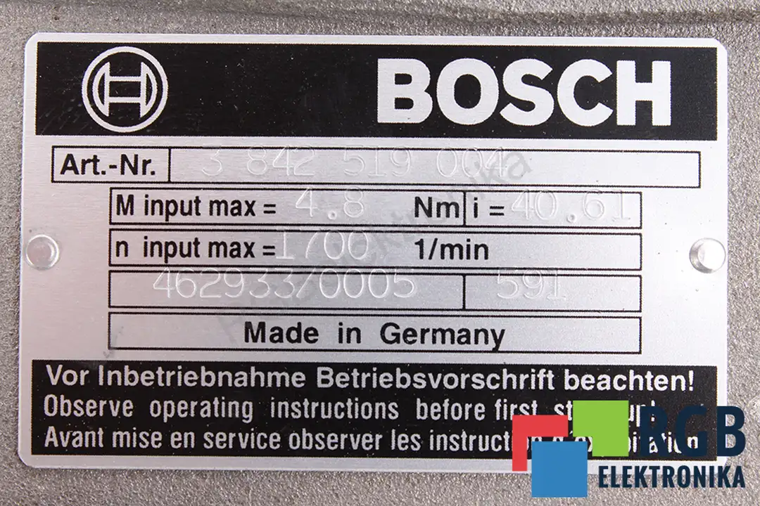 3842518050 BOSCH