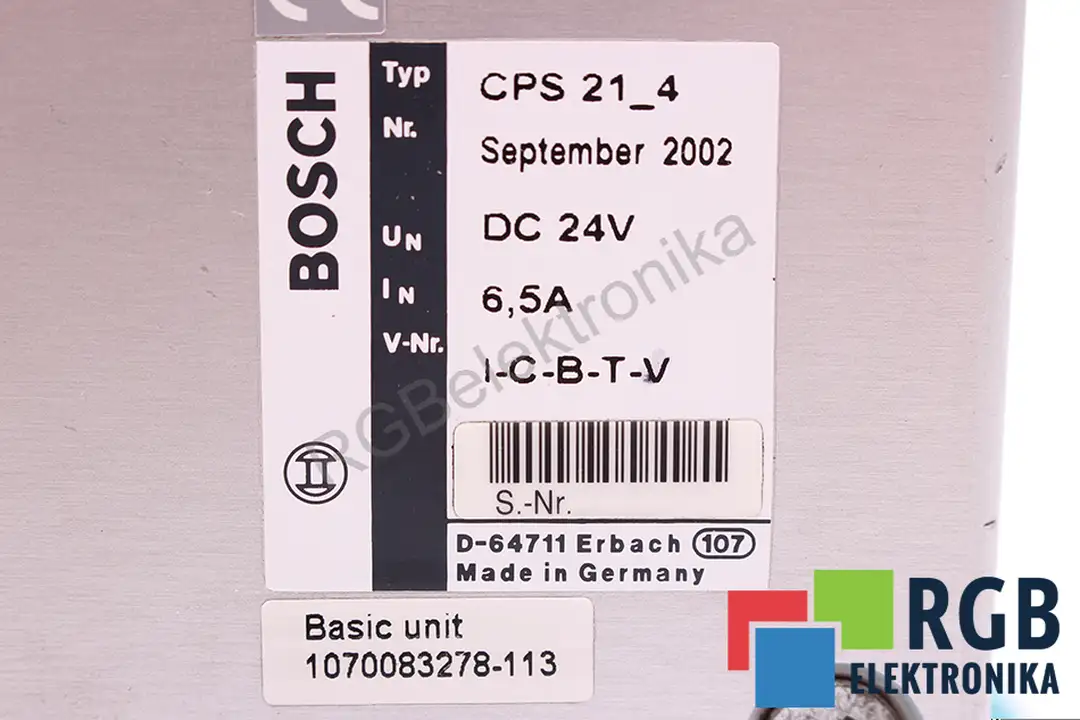 CPS21 BOSCH