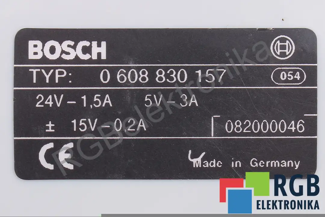 0 608 830 157 BOSCH