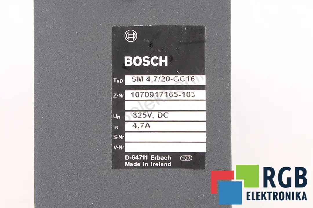 4.7/20-GC16 BOSCH