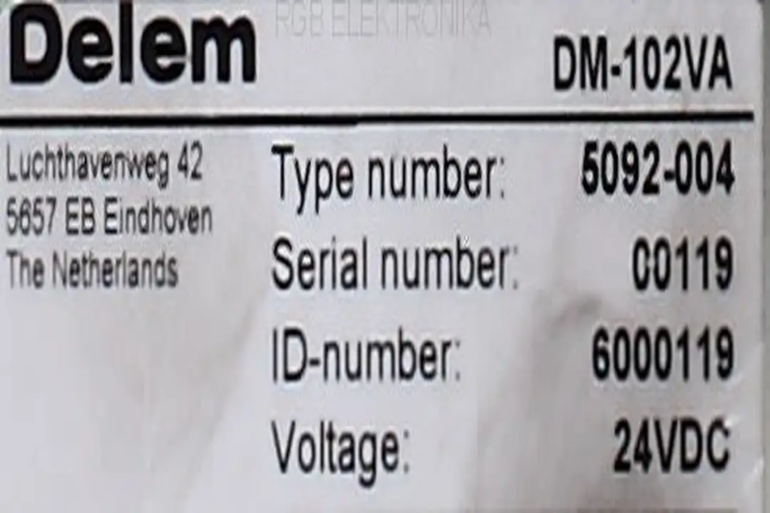 dm-102va-5092-004 DELEM oprava