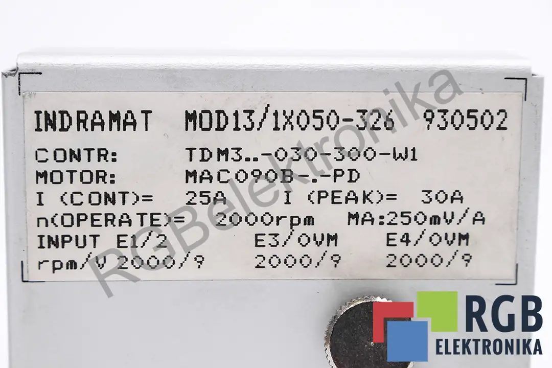 MOD13/1X050-326 INDRAMAT