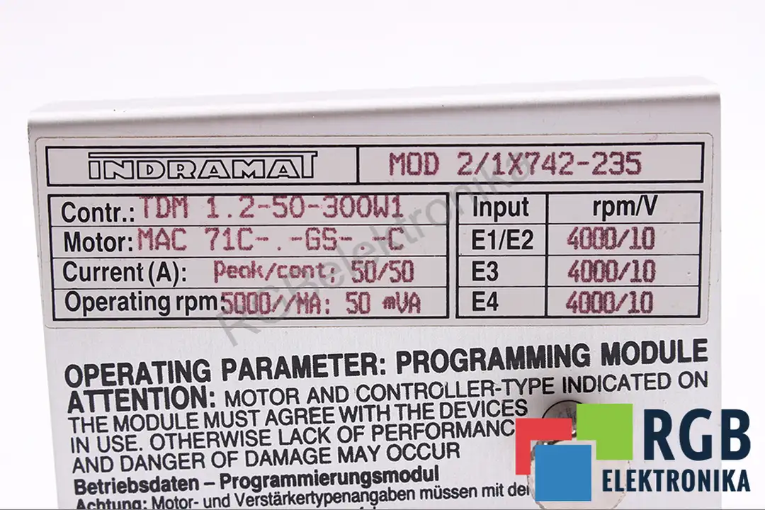 MOD2/1X742-235 INDRAMAT