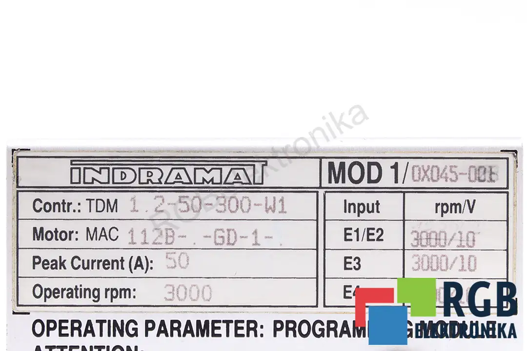 MOD1/0X045-028 INDRAMAT