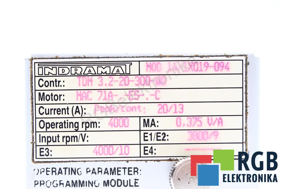 MOD14/1X019-094 INDRAMAT