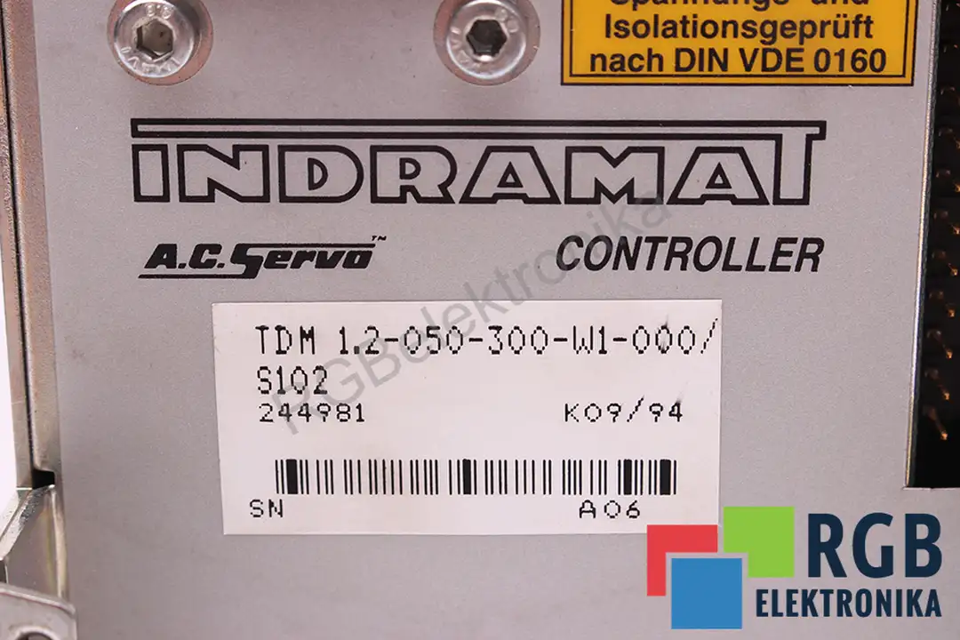 TDM1.2-050-300-W1-000/S102 INDRAMAT
