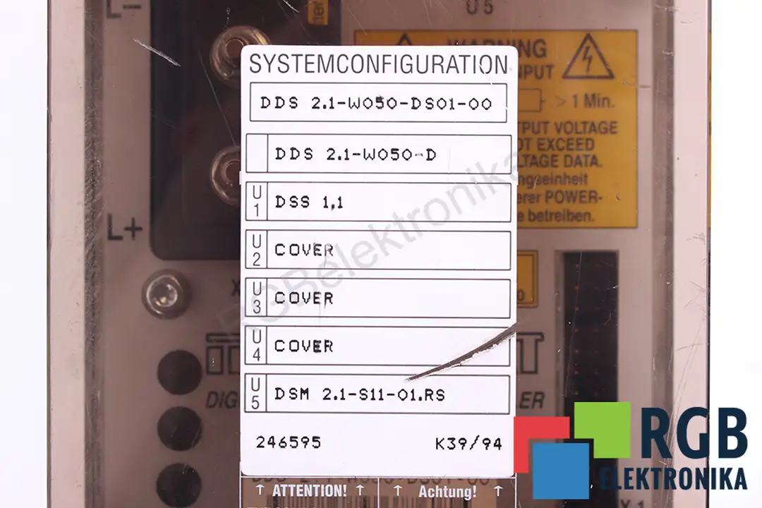 DDS2.1-W050-DS01-00 INDRAMAT