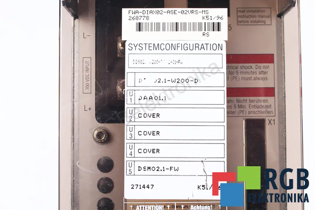 DDS02.1-W200-DA02-01-FW INDRAMAT