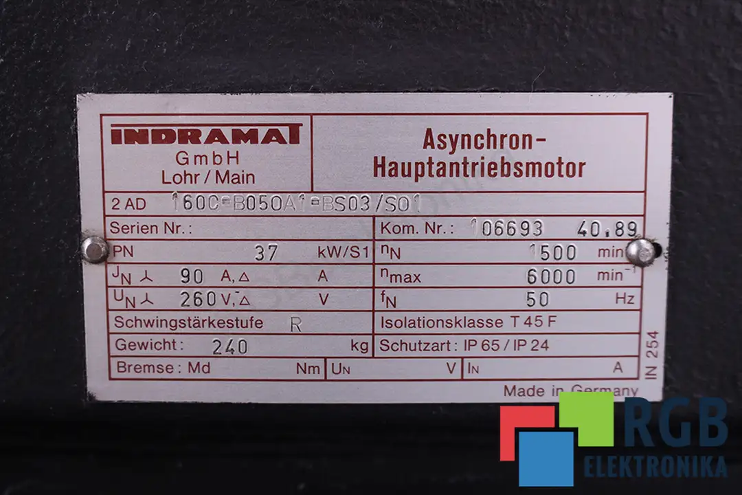 2ad160c-b05oa1-bs03-so1 INDRAMAT oprava